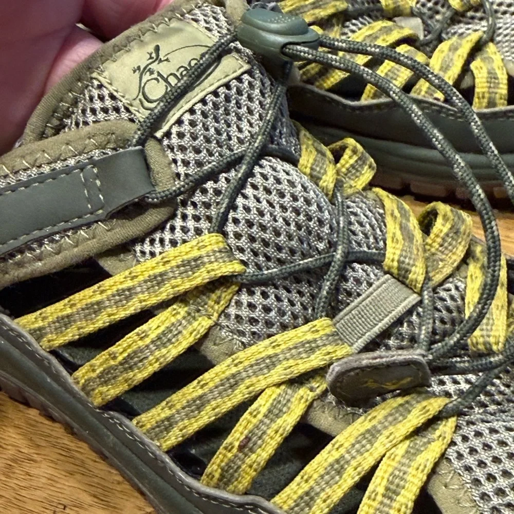Chaco Kids Water Shoes - Olive and Yellow